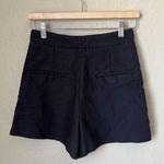 Sandro Black Button Side Shorts Photo 8