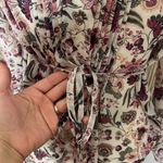 Style & Co • floral semi sheer blouse with tie belt Photo 87