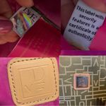 Diane Von Furstenberg  GREEN CANVAS & TAN LEATHER WEEKENDER TRAVEL BAG Photo 8