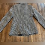 Jason Kole Black and White Wool Blend Peacoat Photo 4