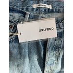GRLFRND Tatum in Late Night Crop Fray Hem New $250 Woman Jeans Slim Kick Size 28 Photo 2
