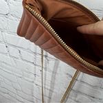 None Brown Faux Leather Chain Tassel Crossbody Bag Photo 7