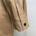 Jessica London  Khaki Denim Trucker Jacket Cotton Photo 5