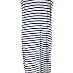 Sundry Stripe Jersey Side Split Maxi Tank Dress Size 1 Small Photo 1