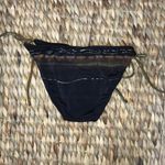 Beach Joy  Size Medium Metallic Bikini Side Ties Bikini Bottom. New With Tags Photo 1
