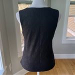 Vintage Y2K Envision Studio Black Lace V Neck Top Size Small Photo 2