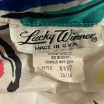 Lucky Winner Vintage Juniors Red, Blue, & White Short Sleeve Artistic Tee Sz 13 Photo 9