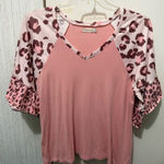 Southern Stitch  Pink Women's Blouse Photo 0