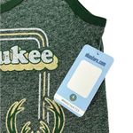 Majestic Women’s NBA Milwaukee Bucks Green Throwback 1971 Champions Tank Top XS Photo 5