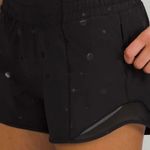 Lululemon Hotty Hot 4” Shorts Poco Logo Foil Black Photo 2