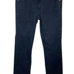 AG Adriano Goldschmied Adriano Goldschmied AG The Willow Slim Straight Leg Jeans Womens 31 Navy Black Photo 0