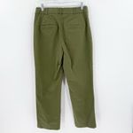 Gap  Green Slim Ankle Flat Front Khaki Pants Women's Size 8 Photo 1