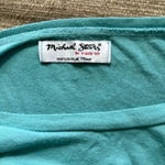 Michael Stars  one size fits most turquoise blue t shirt Photo 2