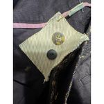 IDRA ANTHROPOLOGIE Embellished Waist Wide Leg Linen Pants SZ 6 Dark Academia Blue Photo 7