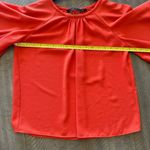 ZARA Orange Butterfly Sleeve Blouse size Small Photo 6