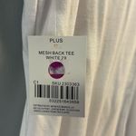 Pro Player  Tee White Short Sleeve Mesh Back Top 2X NWT Athletic Sporty Workout Photo 3