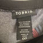 Torrid 00 (XL) Floral Ruched Tank Top Black Pink Empire Waist Sleeveless Plus Photo 3