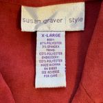 Susan Graver  Embroidered Button-Front Top – Size XL Photo 1