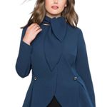 Eloquii Women’s Tie Neck Peplum Blazer Jacket Plus Size 18 Purple Fitted Suiting Photo 8