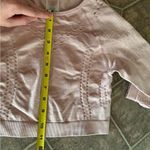 Gymshark Light Pink Long Sleeve Crop Top Small | Workout, Gyn, Fitness, Exercise Photo 3