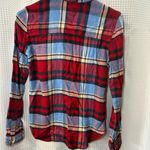 American Eagle  Ahh-mazingly soft Red and Blue Plaid Shirt women’s size XSmall Photo 1