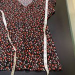 Kaileigh  Floral Flutter Cap Sleeve Wrap Blouse XL Photo 3