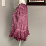 Anthropologie Akemi Kim  Ruffle Boxy Flowy Feminine 3/4 length shirt Size Small Photo 1