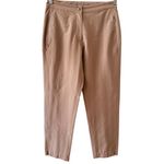 A3 L.L.Bean Women's Nylon Blend Casual Cropped Pants Lightweight Size 10 REG Tan Photo 2