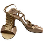 Michael Shannon Johanna Style Gold 4” Heels Size 7M Photo 0