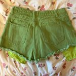 Green denim shorts Size 28 Photo 1