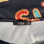 Holiday Christmas cookie gingerbread man candy cane tree festive shift dress Black Size L Photo 2