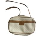 Gucci  Vintage Cream Tan Leather Logo Crossbody Bag Photo 1