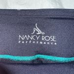 Nancy Rose Performance Black Gold Star Patterned Cropped Leggings Size 4 Photo 4