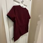 FIGS  Women's Casma Three Pocket Scrub Top in Burgundy Size Medium Photo 10