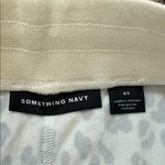 Something Navy  Black and White Animal Print Pants Photo 4