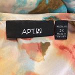 Apt. 9  Peplum Drawstring Peasant‎ Blouse NWT Size 2X MN12110 Photo 9