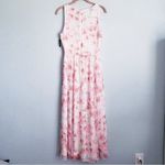 Leith  Floral Ruched Waist Chiffon Maxi Dress‎ Photo 6