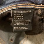 Buckle Black | Dark Wash Distressed Zipper Pocket Skinny Fit Jeans Size 25" Photo 7
