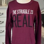 Wound Up Comfy Lightweight Sweatshirt The Struggle is Real Photo 2