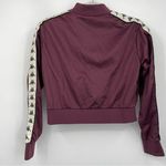Kappa 222 Banda Wanniston Slim Track Crop Jacket Small Plum Streetwear Hiphop Photo 12