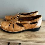 Clarks Clark’s Bendables Tan Leather Nikki Regatta Loafer Sandal Size 9.5 Mary Jane’s Photo 2
