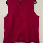 Eddie Bauer  XL Red Wool Blend Zip Vest Winter Layering Outdoor Style‎ Photo 0