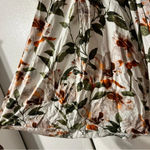 Coco Cabana Cabaña Floral Wide Leg Palazzo Cropped Pants Pull On Vacation Resort Photo 2