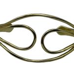 Stella & Dot Fitz Cuff Bangle Bracelet Gold Tone Photo 1