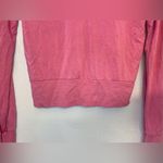 Guess Y2K Vintage Pink Zip Up Hoodie with Rhinestones Silky Pockets Size S Photo 7
