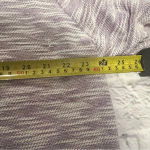 Catherines Croft & Barrow Cowl Neck Pullover Knit Top with Pocket Lavender White Size XL Photo 1