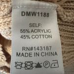 Dance & Marvel Dance & Marcel women’s beige cropped sweater size S/M. Photo 6