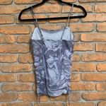 Urban Outfitters Women's Marble Swirl Print Cowl Neck Tank Top Gray - Size XS Photo 1