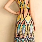 Anthropologie Floreat Dahlia Embroidered Maxi Dress Photo 1