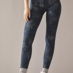 Beyond Yoga SoftShine Spacedye Caught in the Midi Leggings Black Gold Medium Photo 0
